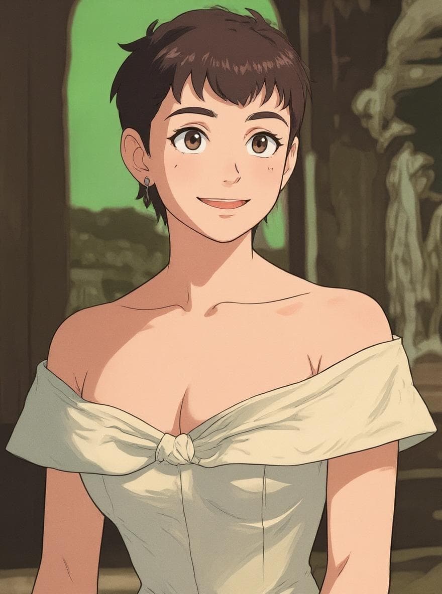 Photo transformed into Studio Ghibli style